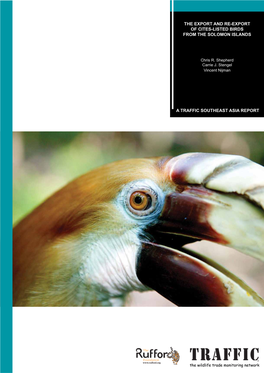 The Export and Re-Export of Cites-Listed Birds from the Solomon Islands