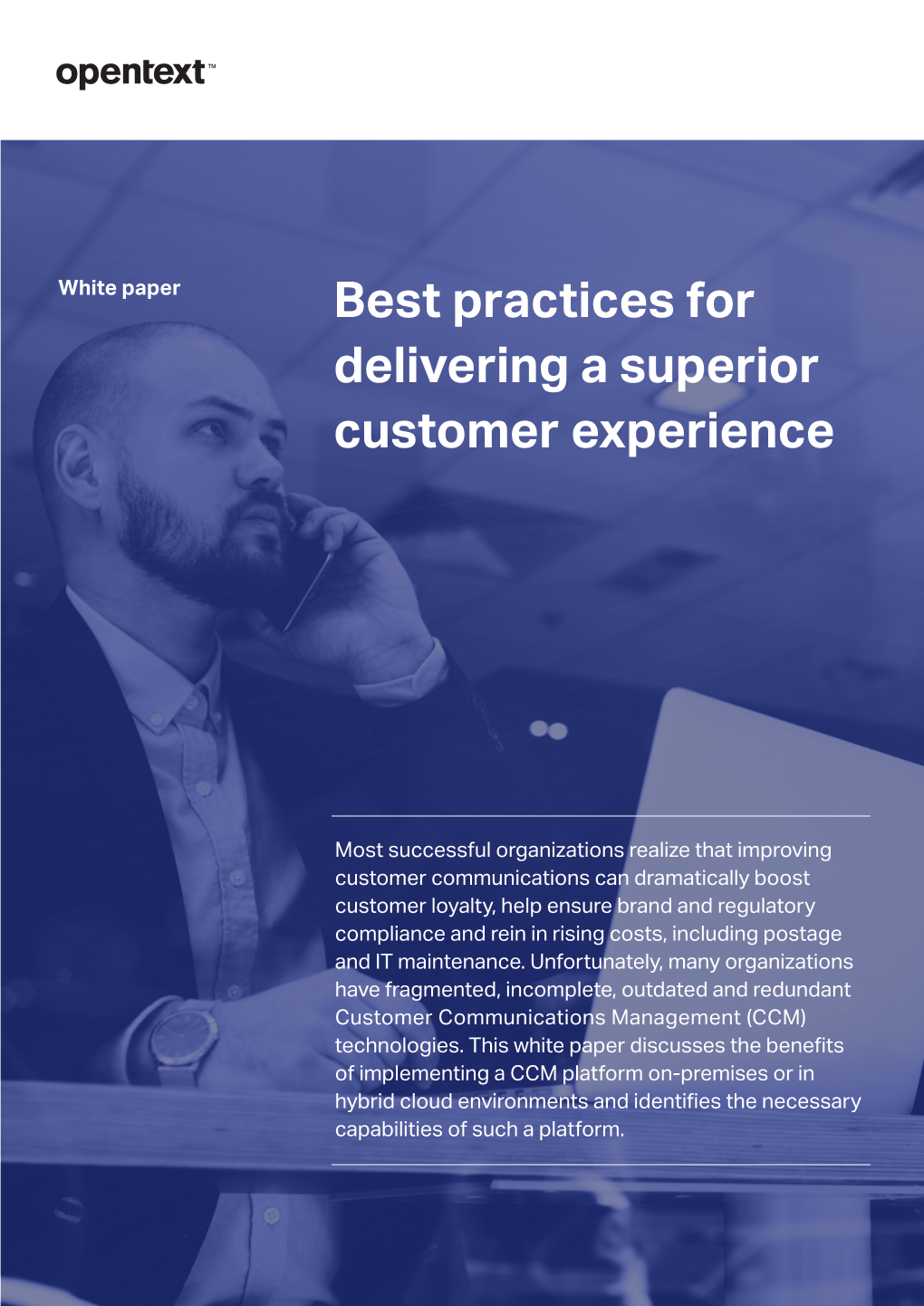 Best Practices for Delivering a Superior Customer Experience White Paper