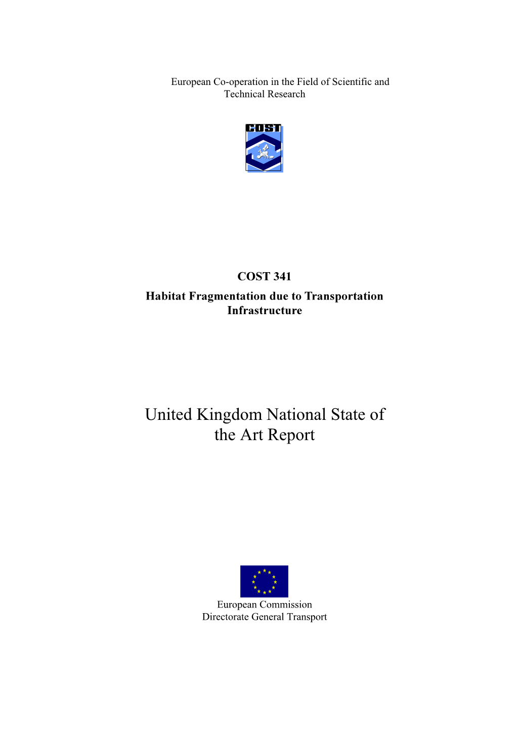 United Kingdom National State of the Art Report
