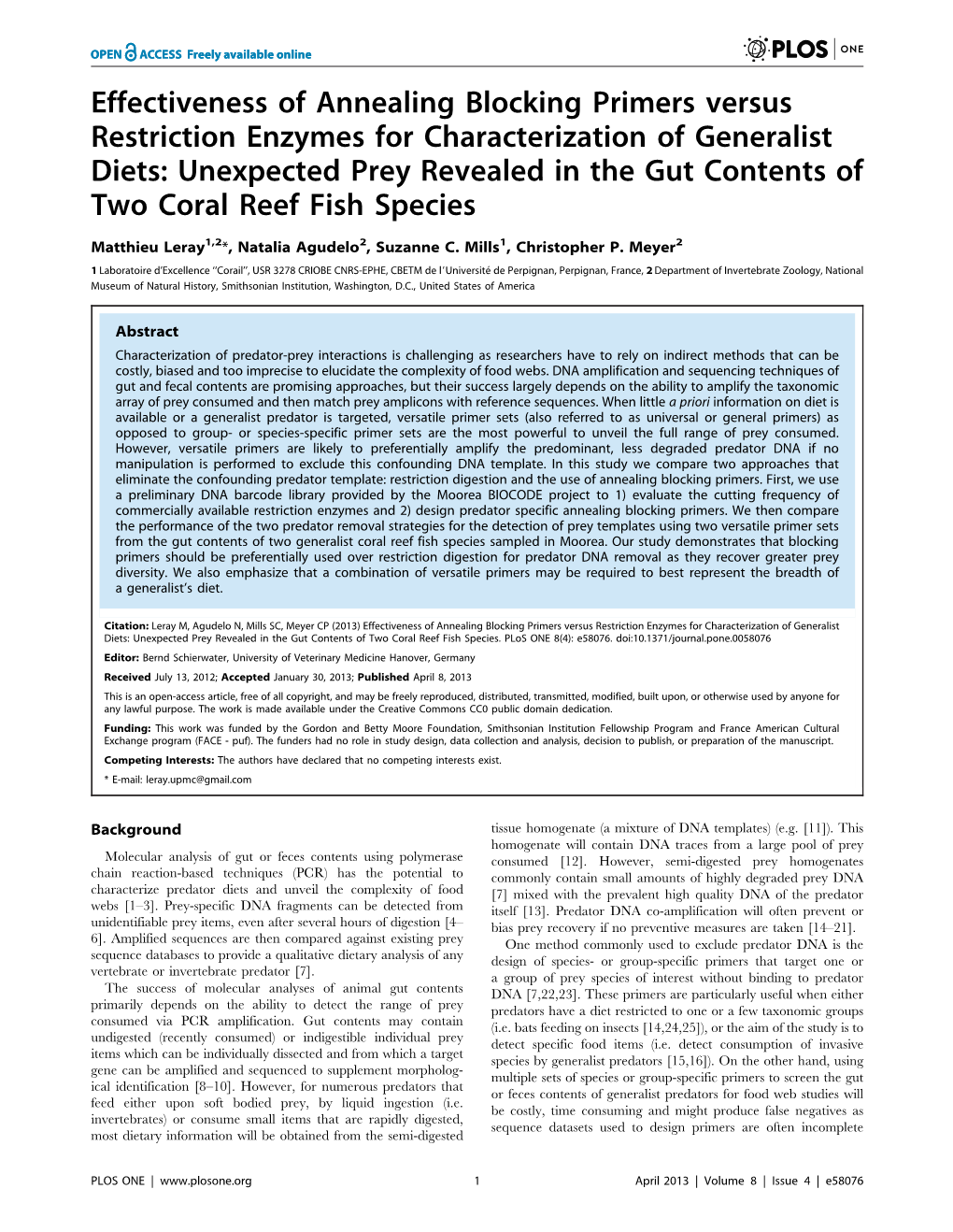 Effectiveness of Annealing Blocking Primers Versus Restriction Enzymes