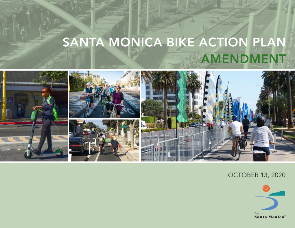 Santa Monica Bike Action Plan Amendment
