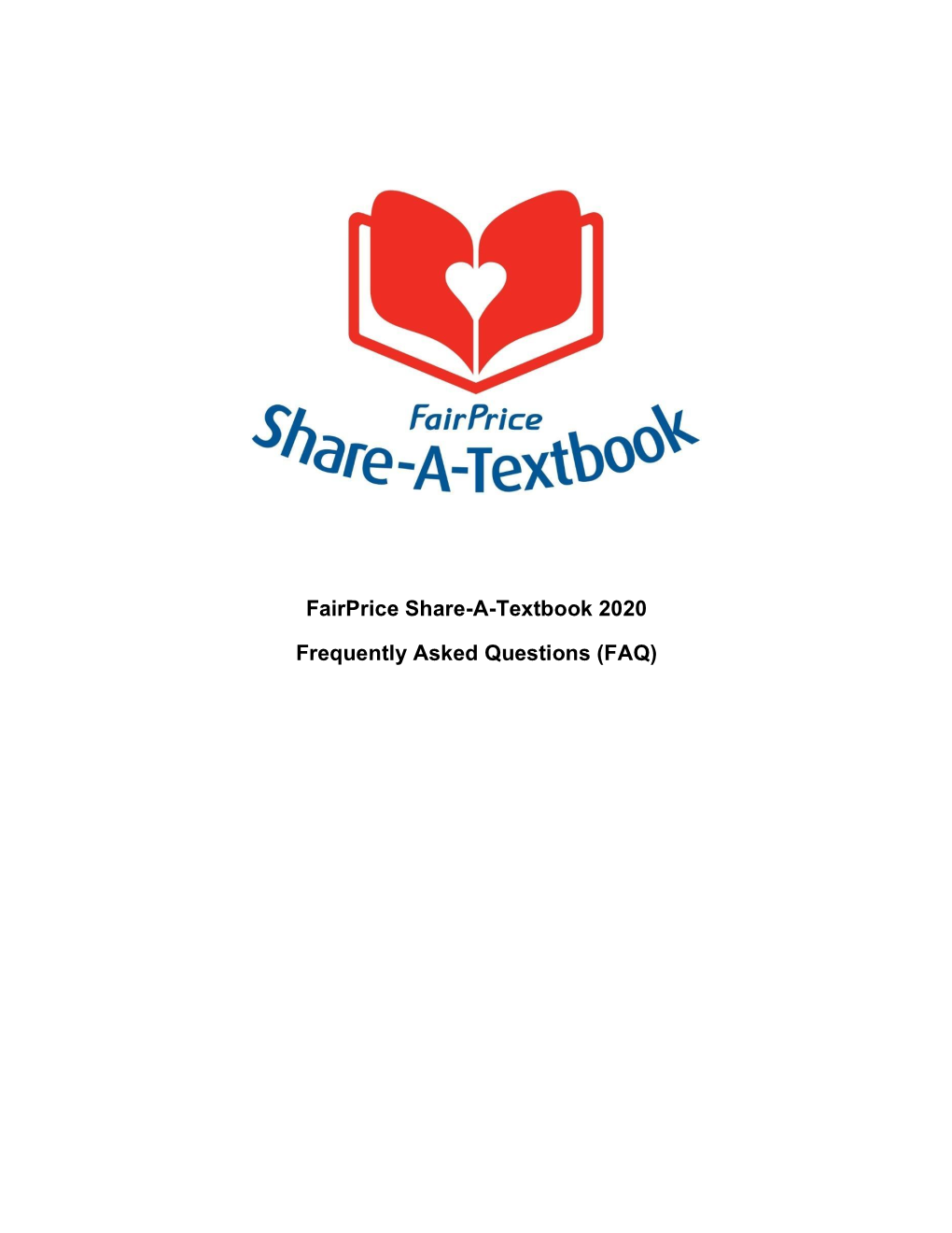 Fairprice Share-A-Textbook 2020 Frequently Asked Questions (FAQ)