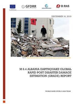 M 6.4 Albania Earthquake Global Rapid Post Disaster Damage Estimation (Grade) Report