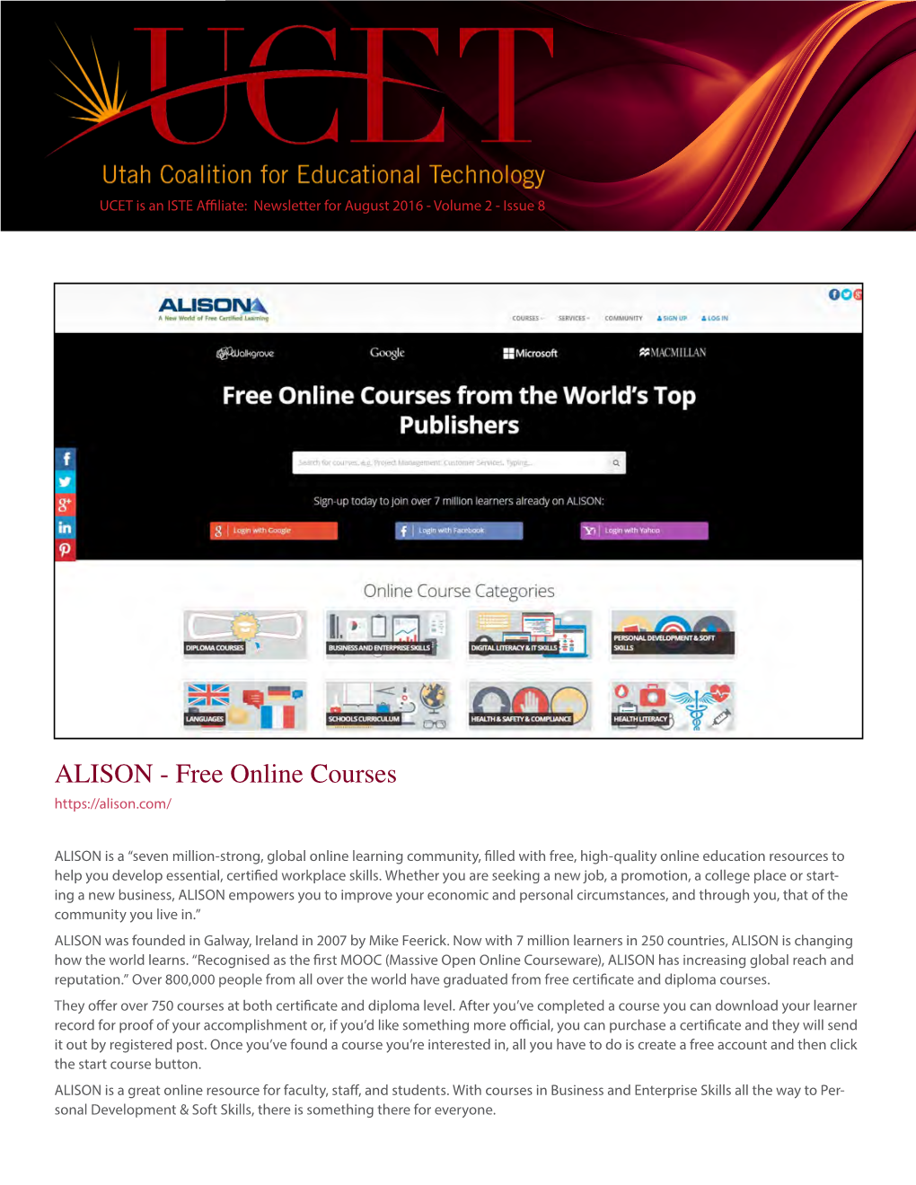 ALISON - Free Online Courses