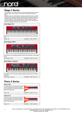 Stage 3 Series Piano 5 Series