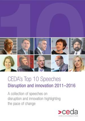 CEDA's Top 10 Speeches