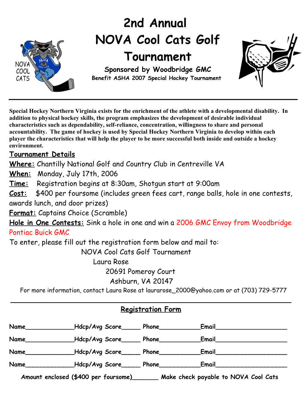 Tournament Details