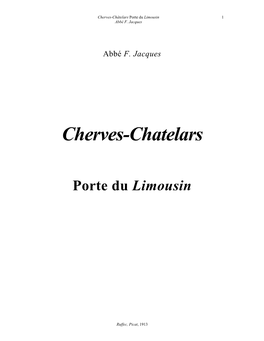 Cherves-Chatelars