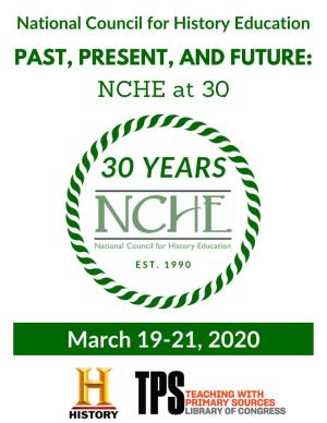 March 19-21, 2020 NCHE at 30