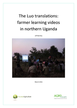 The Luo Translations: Farmer Learning Videos