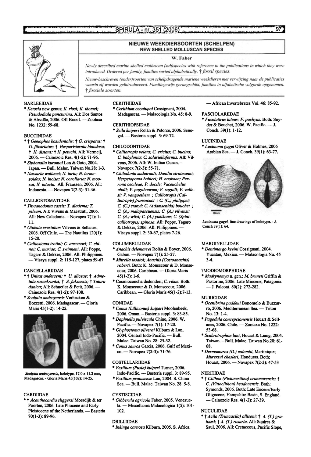 Page 1 in Se Ne Bi Trebao Biti I N Terni SPIRULA . 351. (2006). Meses