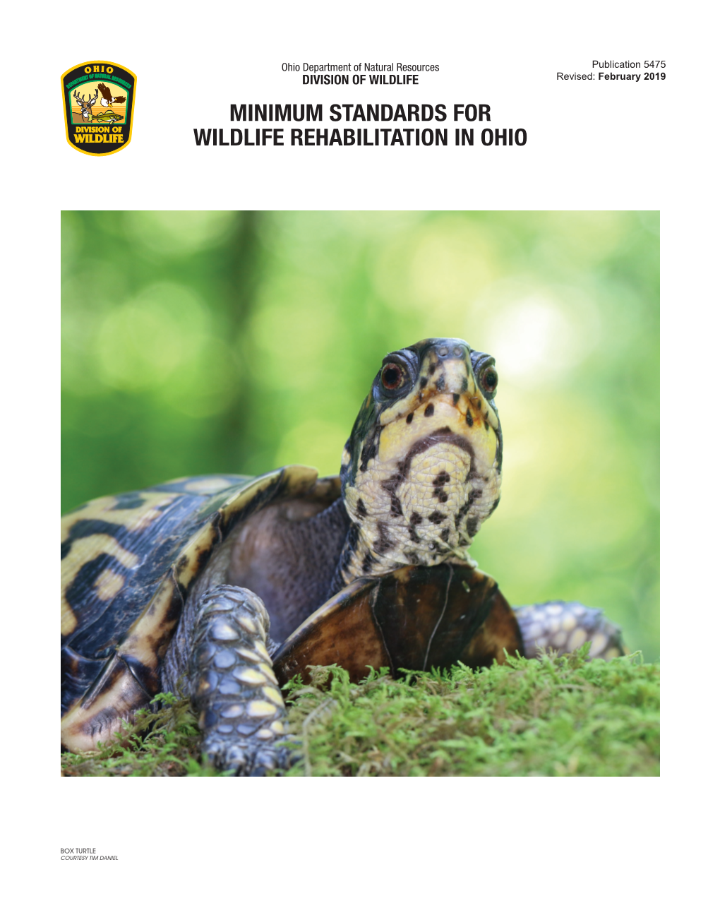 Minimum Standards for Wildlife Rehabilitation in Ohio