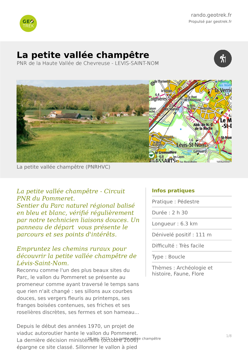 La Petite Vallée Champêtre PNR De La Haute Vallée De Chevreuse - LEVIS-SAINT-NOM