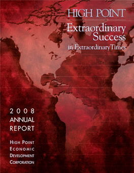 High Point Economic Development 2008 Annual Report