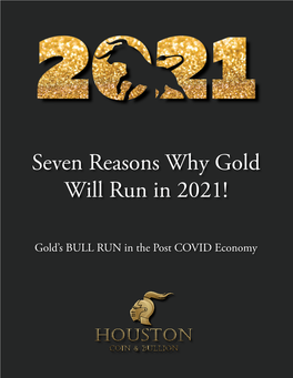 Seven Reasons Why Gold Will Run in 2021!
