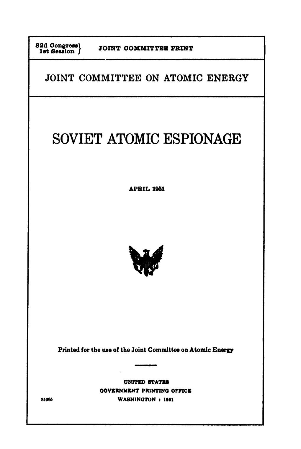 Soviet Atomic Espionage