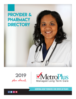 Metroplus MLTC Provider Directory Table of Contents