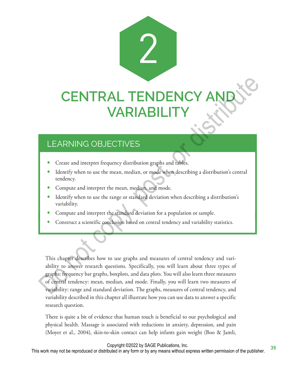 Central Tendency and Variability