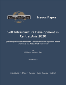 Soft Infrastructure Development in Central Asia 2020 1
