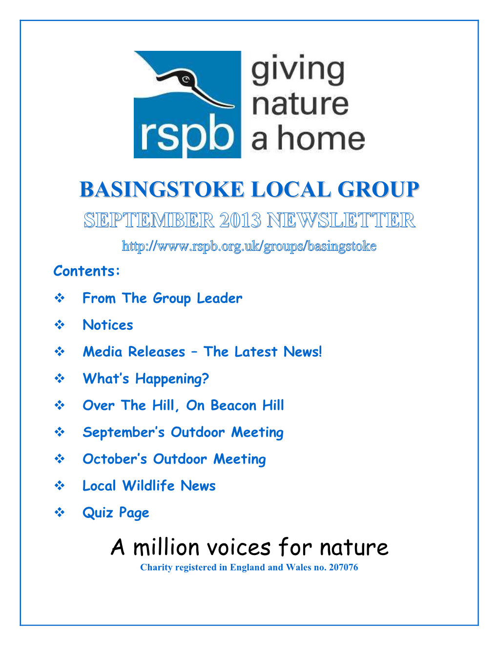 Basingstoke Local Group