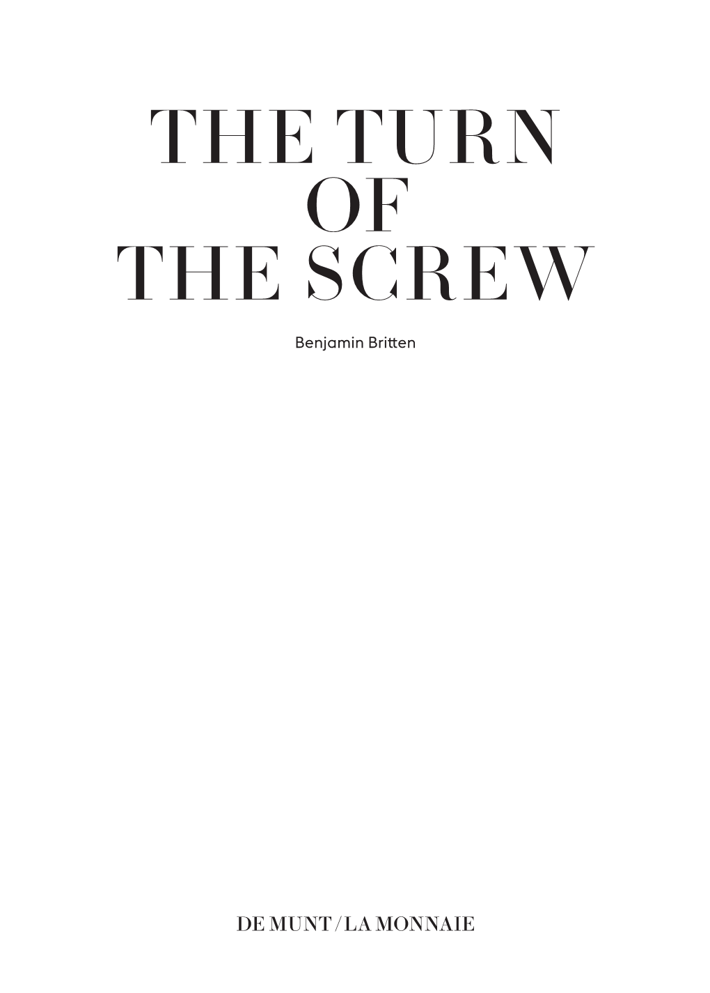 The Turn of the Screw