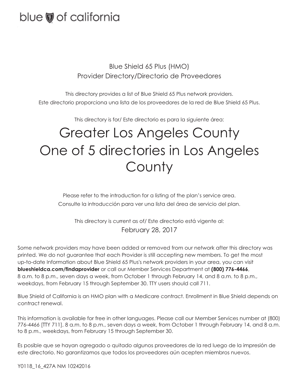 Greater Los Angeles County One of 5 Directories in Los Angeles County