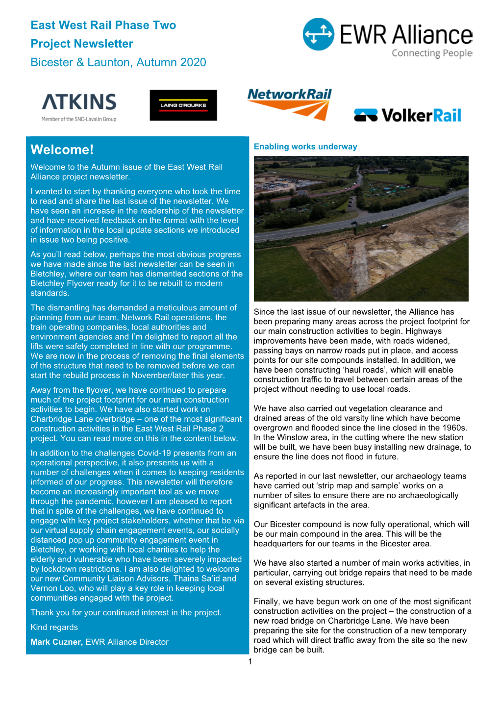 East West Rail Phase Two Project Newsletter Bicester & Launton