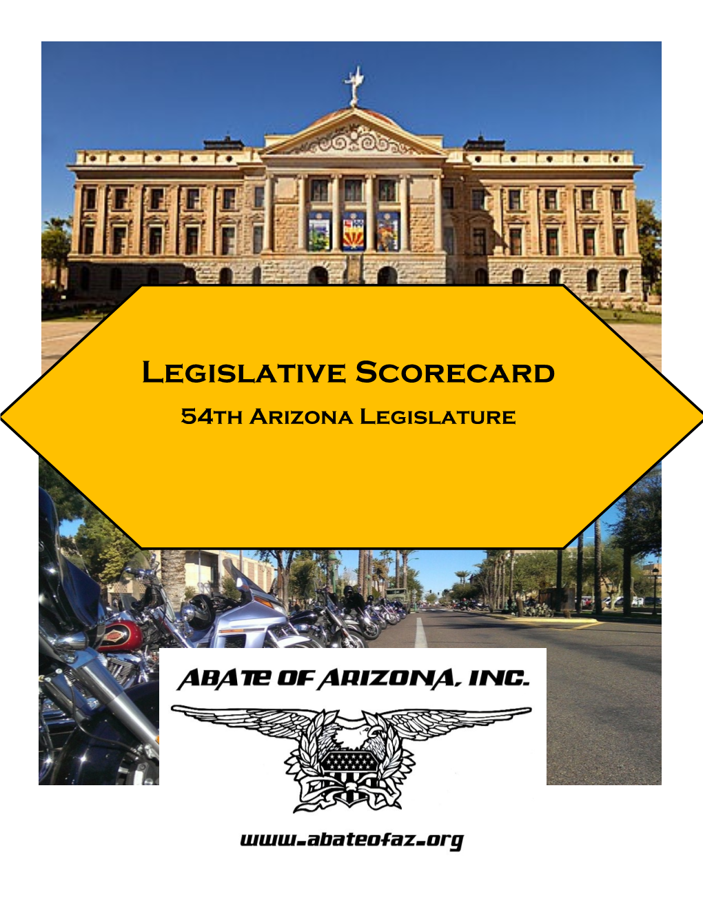 Legislative Scorecard 54Th Arizona Legislature