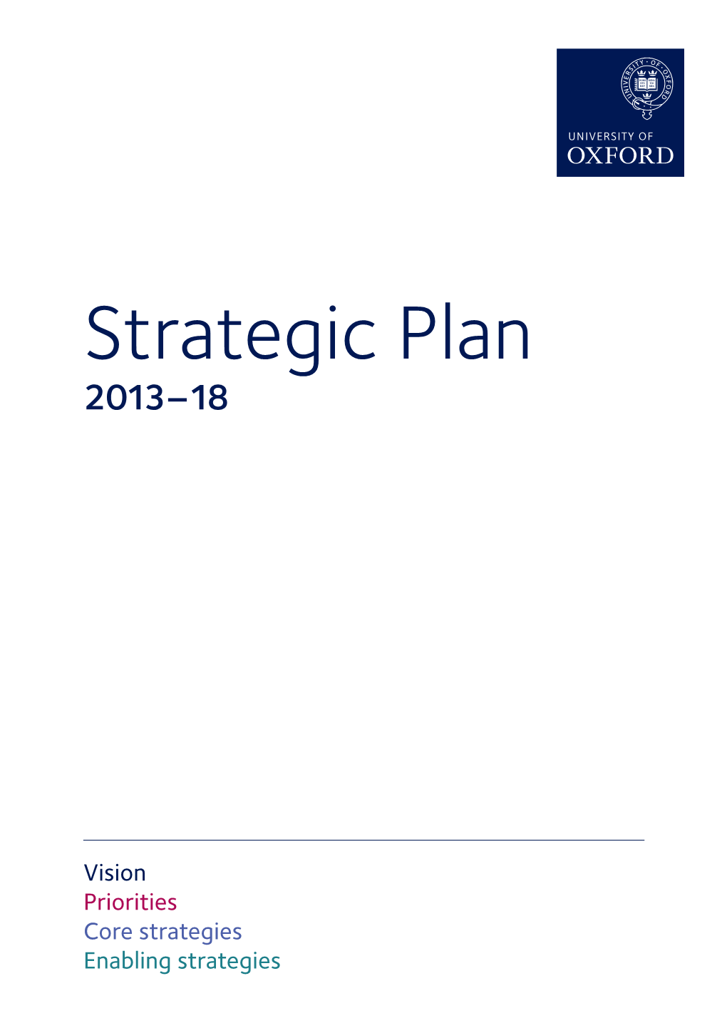 Strategic Plan 2013–18