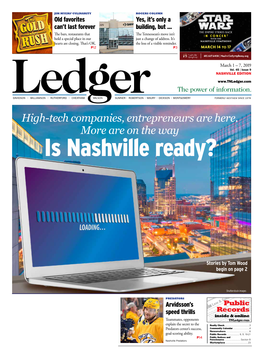 High-Tech Companies, Entrepreneurs Are Here. More Are on the Way Is Nashville Ready?