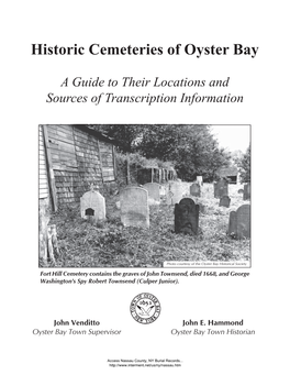 Historic Cemeteries of Oyster Bay