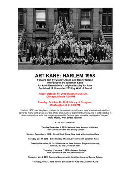 Art Kane: Harlem 1958