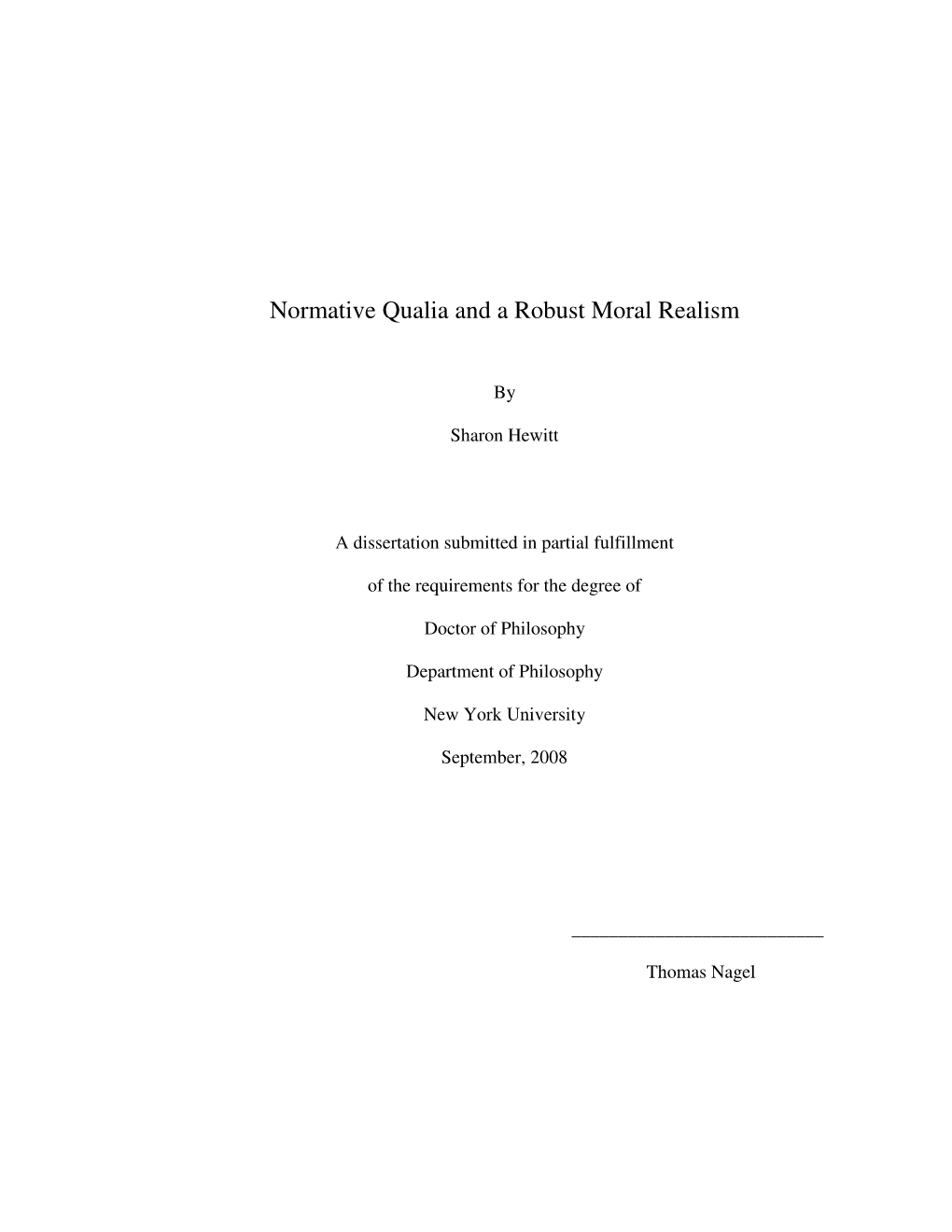 Normative Qualia and a Robust Moral Realism