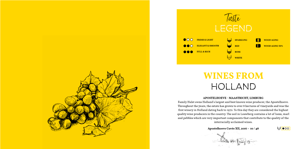 Taste LEGEND WINES from HOLLAND