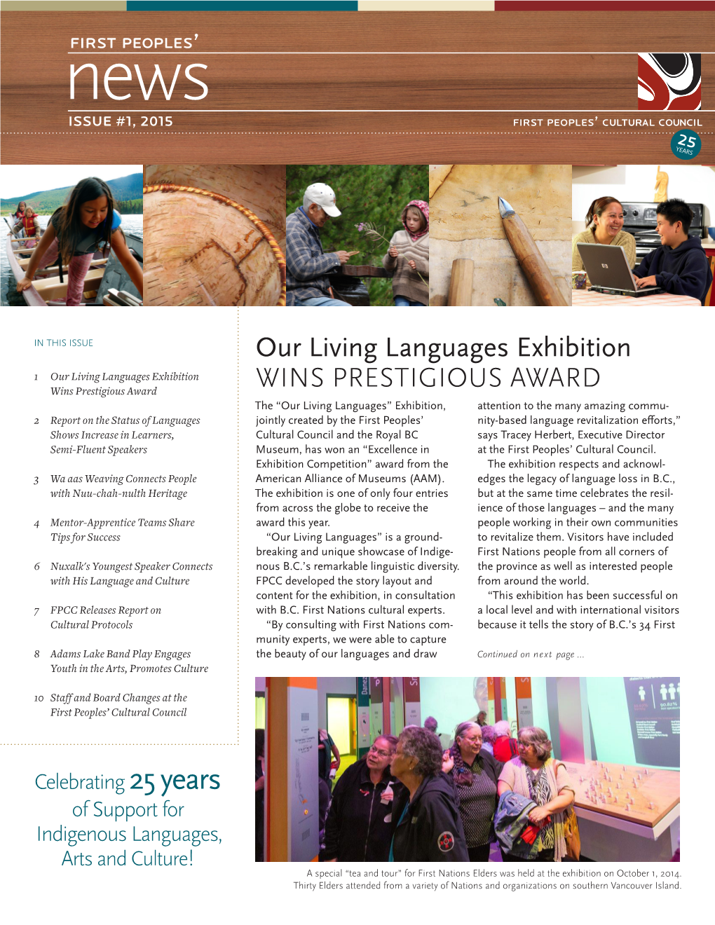 Our Living Languages Exhibition WINS PRESTIGIOUS AWARD