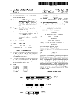 (12) United States Patent (10) Patent No.: US 7,842,796 B2 Metz Et Al