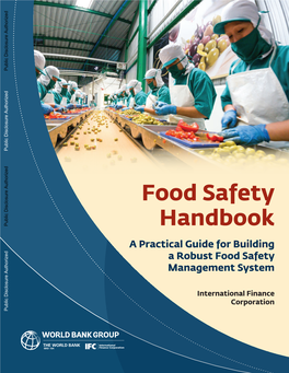 FOOD SAFETY HANDBOOK Public Disclosure Authorized Public Disclosure Authorized