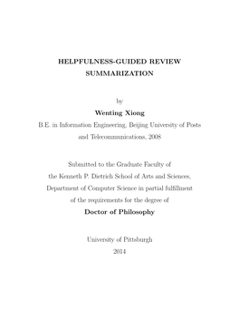 A Pittetd-Thesis Sample