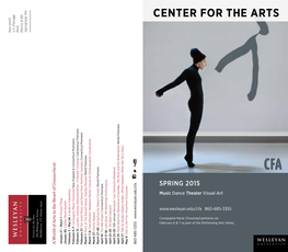 CENTER for the ARTS Non-Profit Postage U.S
