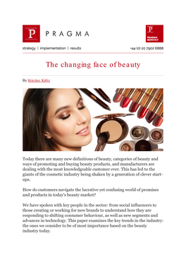 The Changing Face of Beauty