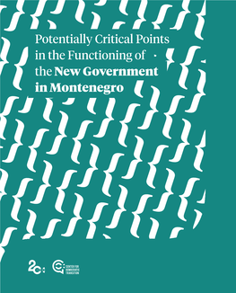 Potentially Critical Points in the Functioning of Thenew Government