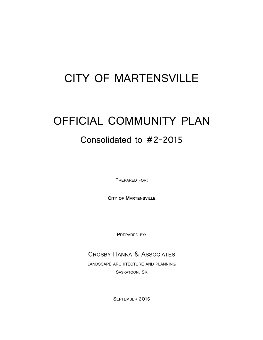 Town of Martensville