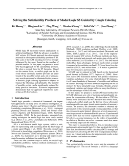 Solving the Satisfiability Problem of Modal Logic S5 Guided by Graph