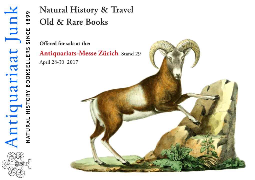 Natural History & Travel Old & Rare Books