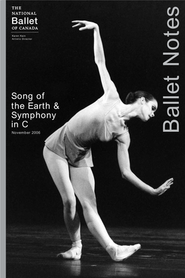 Ballet Notes 2 Song of the Earth