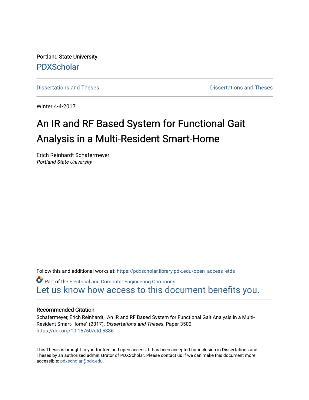 An IR and RF Based System for Functional Gait Analysis in a Multi-Resident Smart-Home