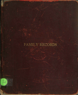 Early Rochester Family Records