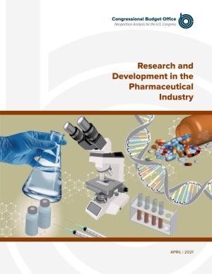 Research and Development in the Pharmaceutical Industry