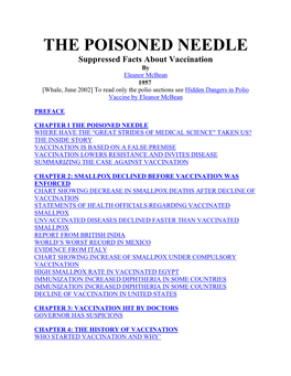 The Poisoned Needle