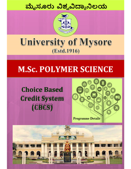 M.Sc. POLYMER SCIENCE